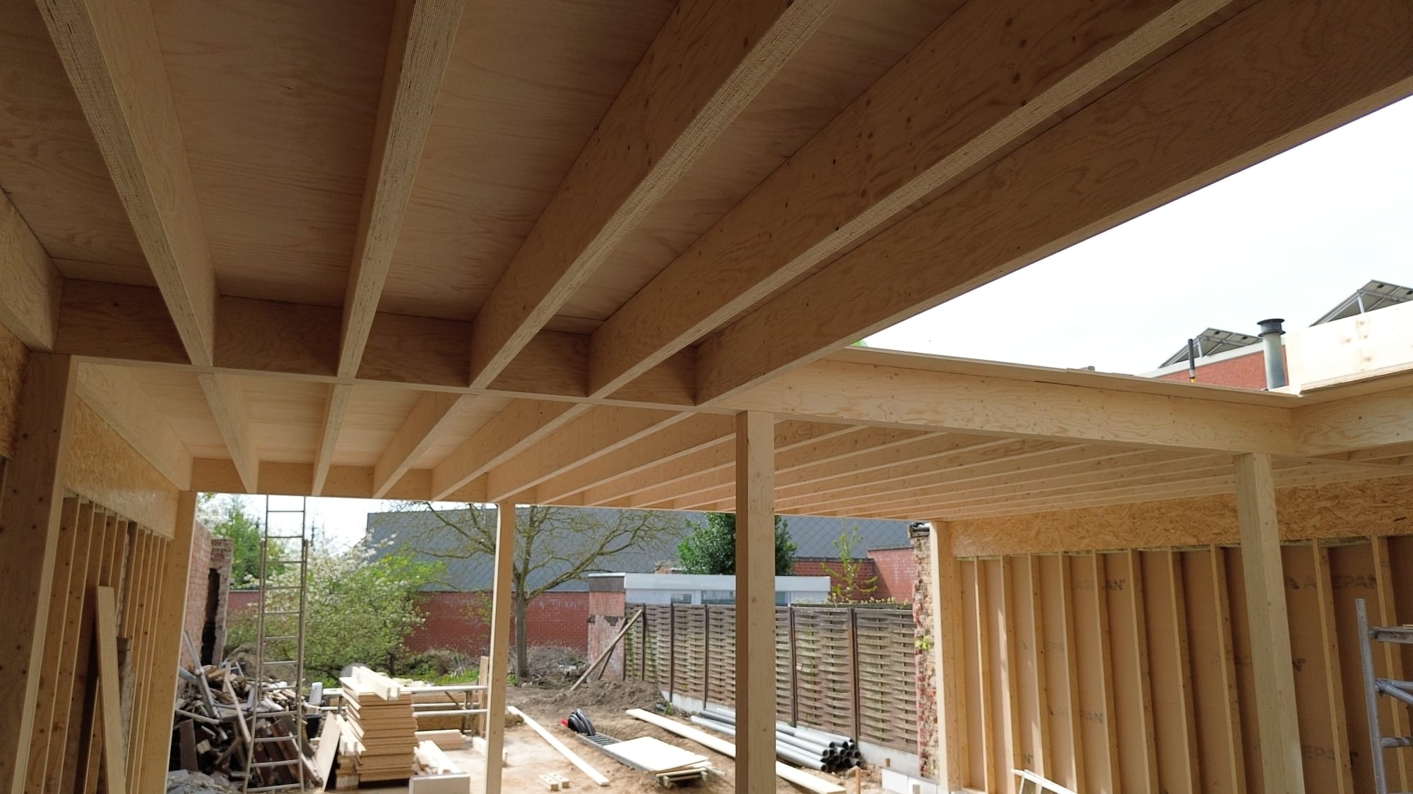Constructie wordt interieur — stap 2